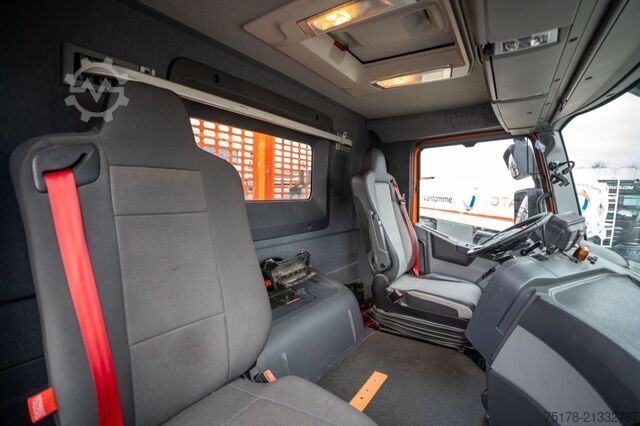 Open body RENAULT C 430 DXI-6X4+ HIAB 18T/m / 3 EXT