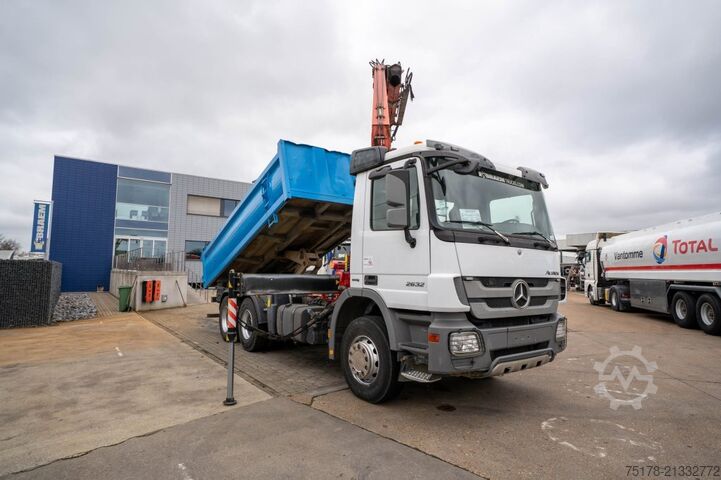 Tipper with crane Mercedes-Benz ACTROS 2632 K-MP3 + FASSI F170A.22