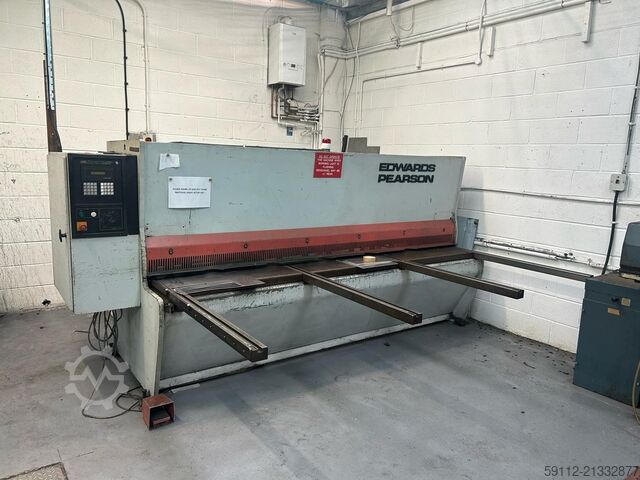 Hydraulic guillotine shear Edwards Pearson VE 6.5mm x 3070mm