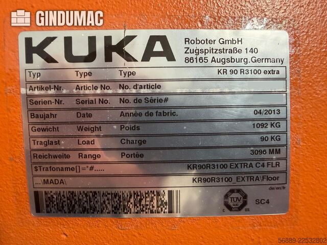 KUKA KR 90 R3100 extra (2013) KUKA KR 90 R3100 extra (2013)