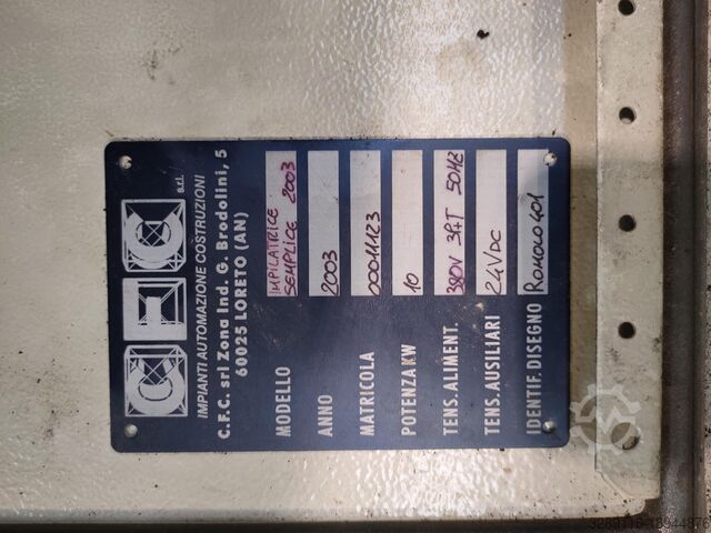 Automatic Filling Machine RUFFINI ROMOLO IMPILATRICI 401