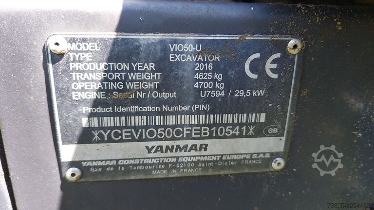 Minibagger < 7t Yanmar VIO50-U