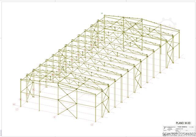 Hall construction Ruiz Construcciones Metálicas ESTRUCTURA METALICA NAVE GALVANIZADA