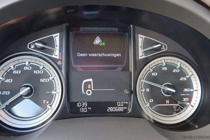 Box body DAF CF 290 45 LF 230 Bakwagen+Dhollandia 1500 kg