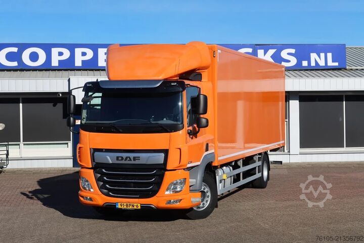 Box body DAF CF 290 45 LF 230 Bakwagen+Dhollandia 1500 kg