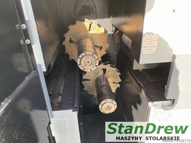 Two-shaft multi-saw with mechanization Socolest DAS 200