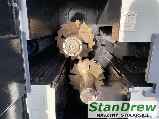 Two-shaft multi-saw with mechanization Socolest DAS 200