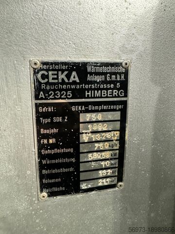 Steam boiler CEKA SDE-Z 750