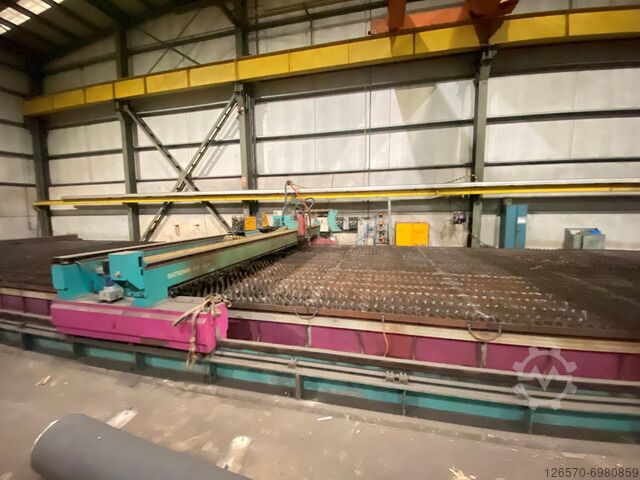 Plasma cutting table SATO 6x24m Kjellber Sato SATRONIK HD 8000 - Kjellberg FineFocus