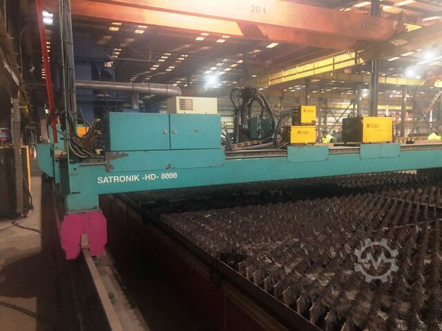 Plasma cutting table SATO 6x24m Kjellber Sato SATRONIK HD 8000 - Kjellberg FineFocus