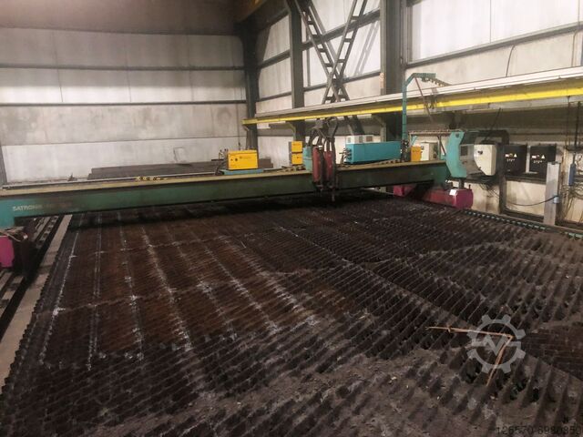 Plasma cutting table SATO 6x24m Kjellber Sato SATRONIK HD 8000 - Kjellberg FineFocus