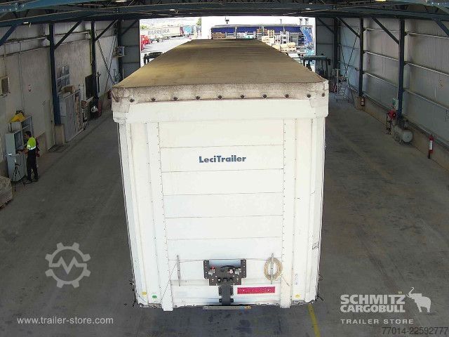 Auflieger mit Pritsche & Plane Leci Trailer Curtainsider Mega