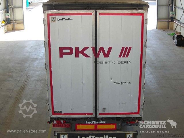 Auflieger mit Pritsche & Plane Leci Trailer Curtainsider Mega
