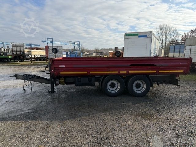 Three-way tipper trailer  TK14  14,4 t Tandemkipper- Tieflader Breitbereifung
