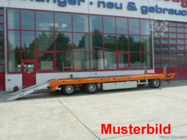 Tieflader Anhänger Möslein T 3-P9,2 OR  3 Achs Tieflader gerader Ladefläche 9 m, Neufahrzeug