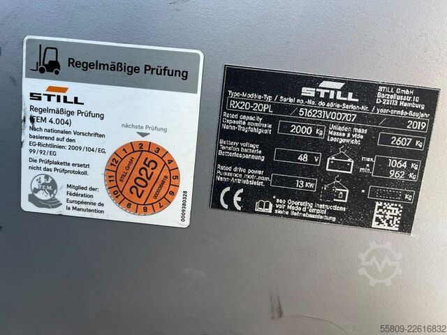 Elektro 4 Rad-Stapler Still RX20-20PL