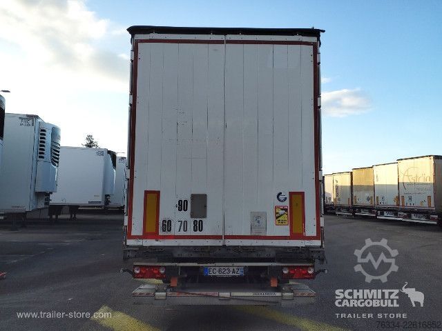 Auflieger mit Pritsche & Plane Schmitz Cargobull Semitrailer Curtainsider Standard Hayon