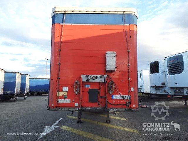 Auflieger mit Pritsche & Plane Schmitz Cargobull Semitrailer Curtainsider Standard Hayon