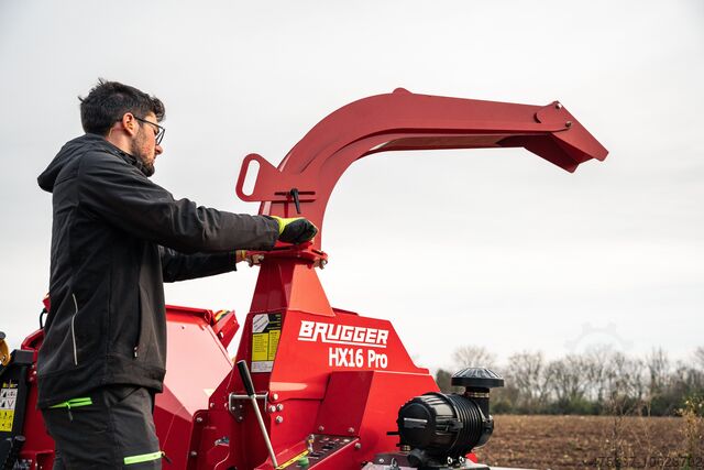 Benzin-Holzhäcksler, Straßenzulassung Brugger HX16 Pro