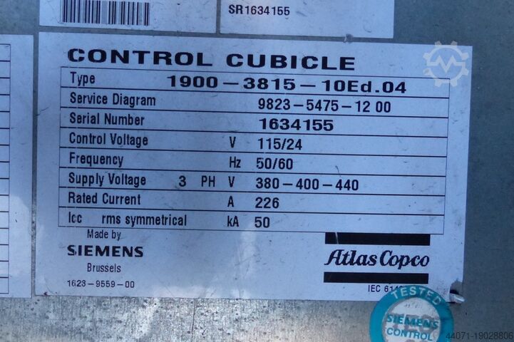 Schraubenkompressor ZT75VSDFF Atlas Copco ZT75VSDFF