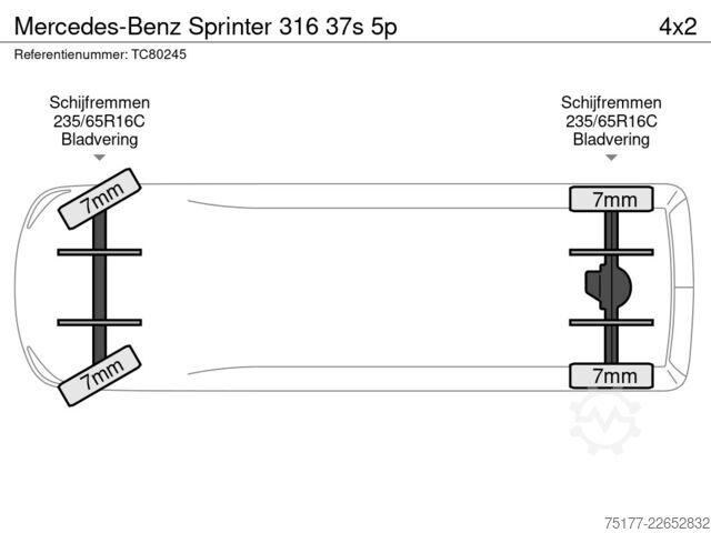Panel van Mercedes-Benz Sprinter 316 37s 5p