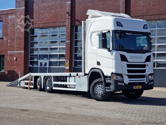 Autotransporter Scania R450 Highline 6x2*4 - New Flatbed - Ramps - Ful...