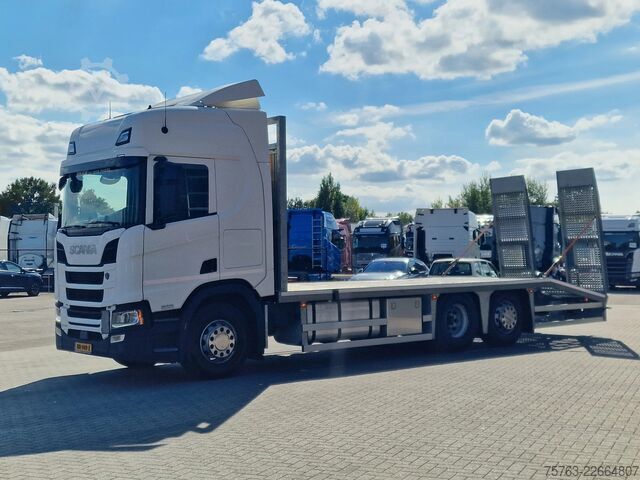 Autotransporter Scania R450 Highline 6x2*4 - New Flatbed - Ramps - Ful...