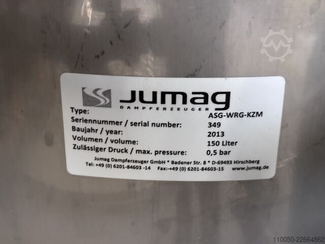 Steam boiler Jumag DG560