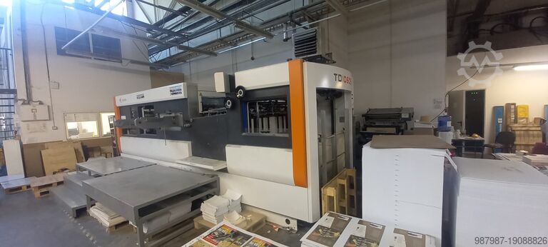 Die cutting press SHANGHAI YAWA PRINTING MACHINERY CO.,LTD YAWA TD1060S
