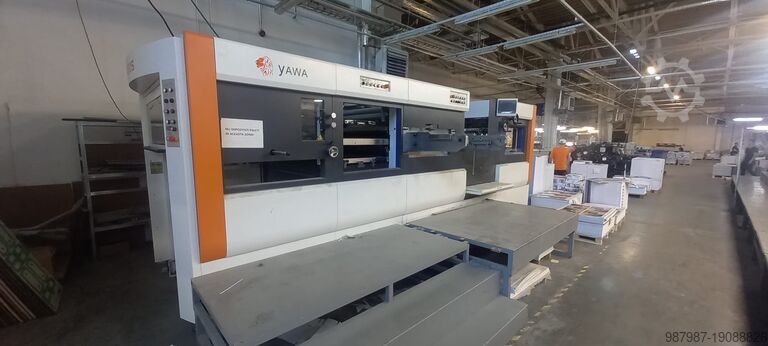 Die cutting press SHANGHAI YAWA PRINTING MACHINERY CO.,LTD YAWA TD1060S