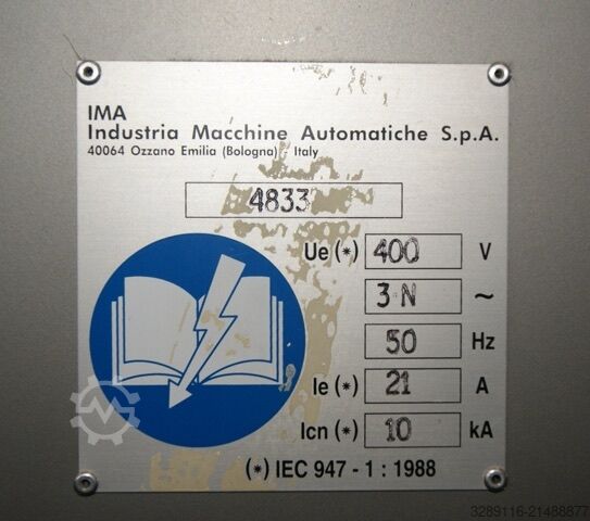 Schrumpfverpackungsmaschine für Kosmetik IMA MS 500 EAC