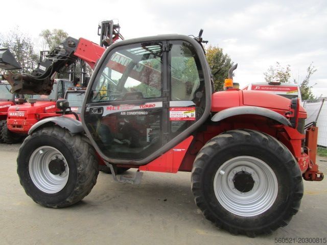 Telehandler / Telescope Forklift Manitou MLT 627 Turbo -6m - 2,7 Ton. mit hydraul. Schnellw