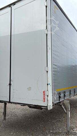 Wechselbrücke mit Pritsche & Plane Wecon Jumbo XXL Innen 3090 mm Hubdach Verzinkt