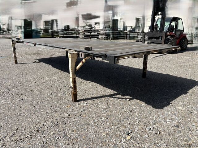 Wechselpritsche Plattform Wecon Verzinkte 7,82m Plattform niedrig 150 mm