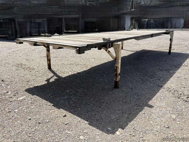Wechselpritsche Plattform Wecon Verzinkte 7,82m Plattform niedrig 150 mm