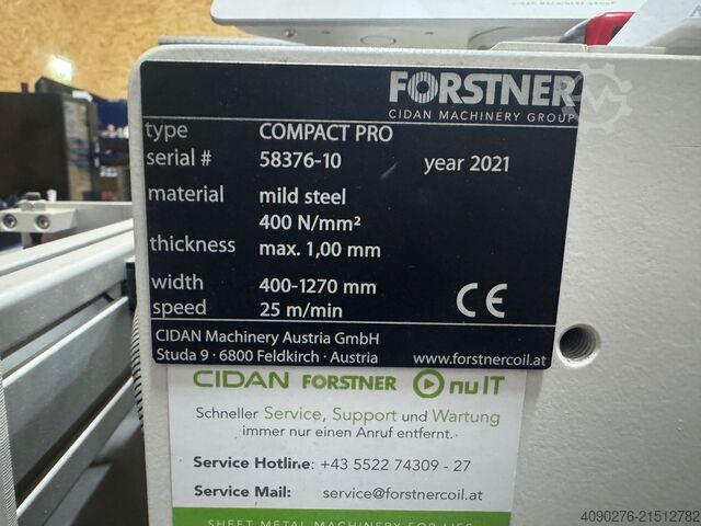 Längsteilanlage/Querteilanlage Forster COMPACT PRO