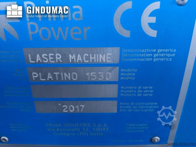 CO2-Laserschneidmaschine Prima Power Platino 1530 (2017)