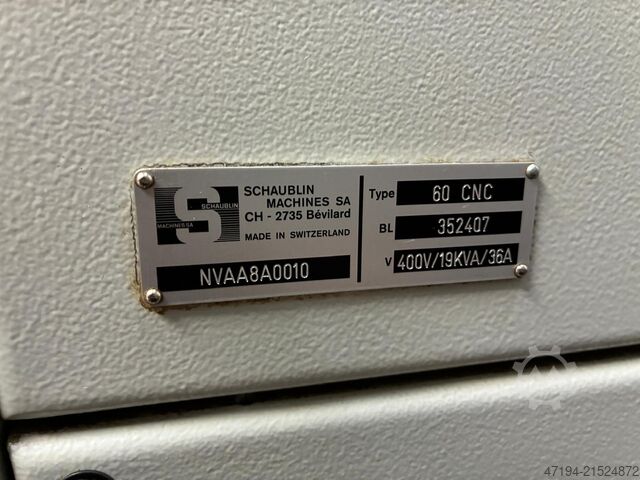 Vertikales Bearbeitungszentrum Schaublin 60-CNC
