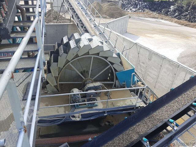 Sandwaschanlage / Kieswaschanlage Constmach Sand Washing Machine Bucket wheel sand washing machine