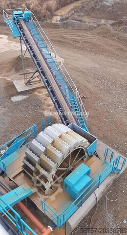 Sandwaschanlage / Kieswaschanlage Constmach Sand Washing Machine Bucket wheel sand washing machine