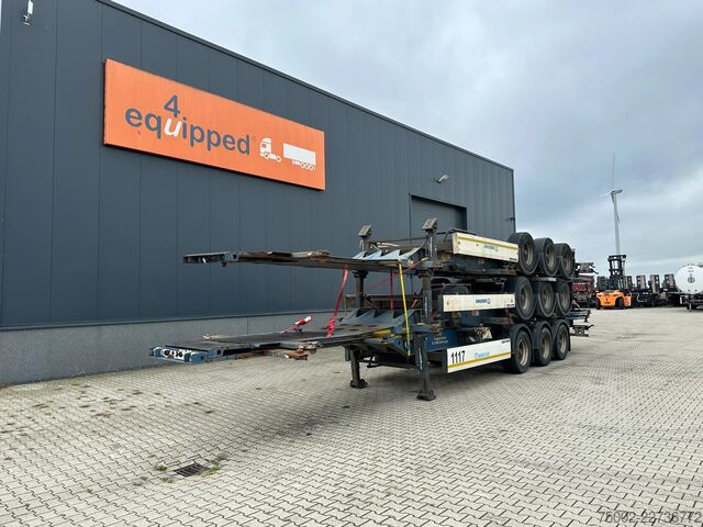 Containertransport Krone stack of 3x 2013/2014 KRONE 40FT/45FT chassis /...