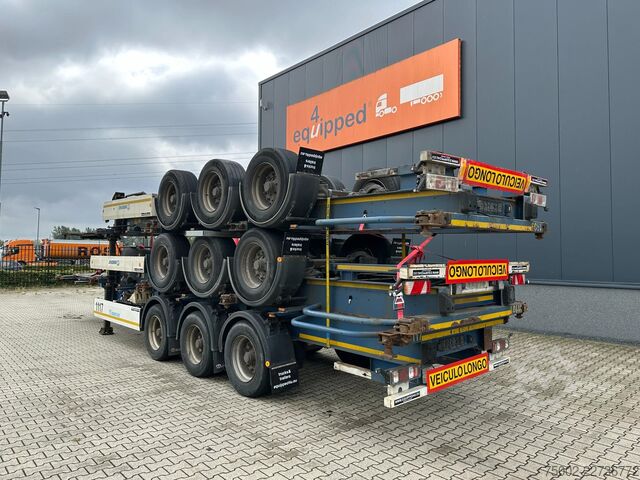 Containertransport Krone stack of 3x 2013/2014 KRONE 40FT/45FT chassis /...