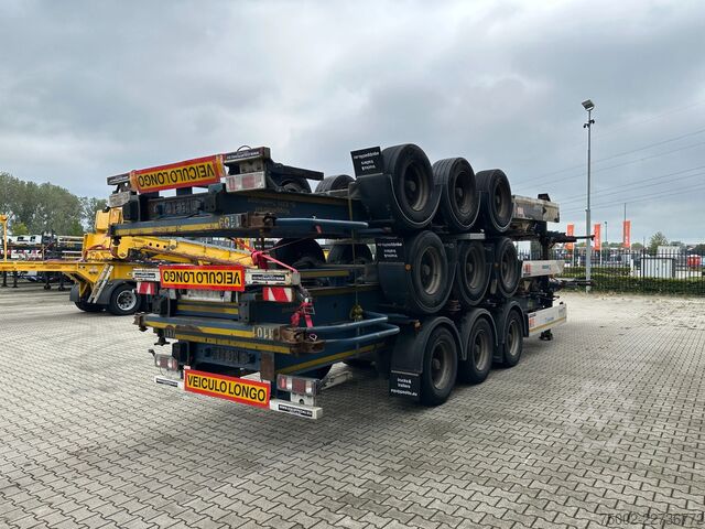 Containertransport Krone stack of 3x 2013/2014 KRONE 40FT/45FT chassis /...
