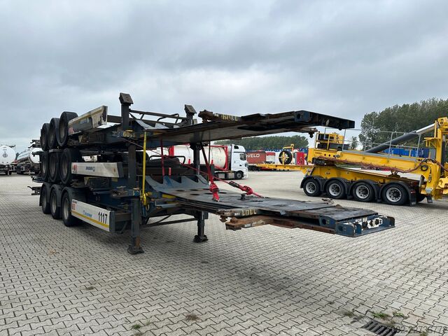 Containertransport Krone stack of 3x 2013/2014 KRONE 40FT/45FT chassis /...
