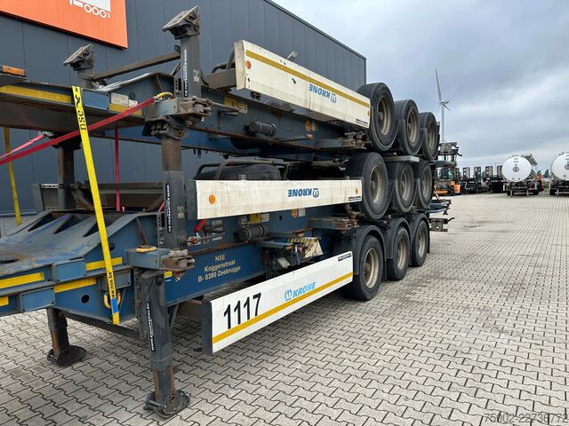 Containertransport Krone stack of 3x 2013/2014 KRONE 40FT/45FT chassis /...