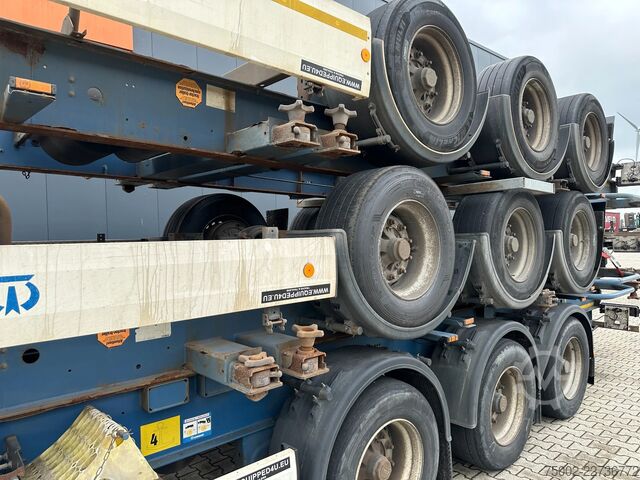 Containertransport Krone stack of 3x 2013/2014 KRONE 40FT/45FT chassis /...