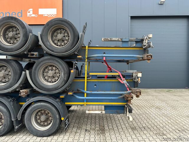 Containertransport Krone stack of 3x 2013/2014 KRONE 40FT/45FT chassis /...