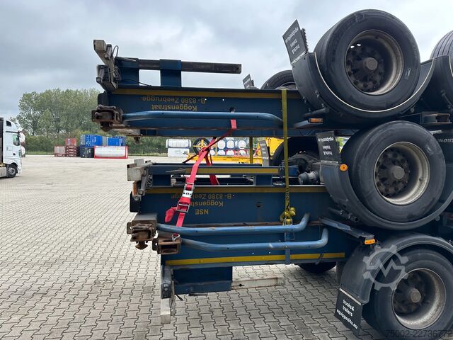 Containertransport Krone stack of 3x 2013/2014 KRONE 40FT/45FT chassis /...