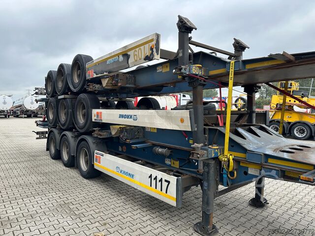 Containertransport Krone stack of 3x 2013/2014 KRONE 40FT/45FT chassis /...