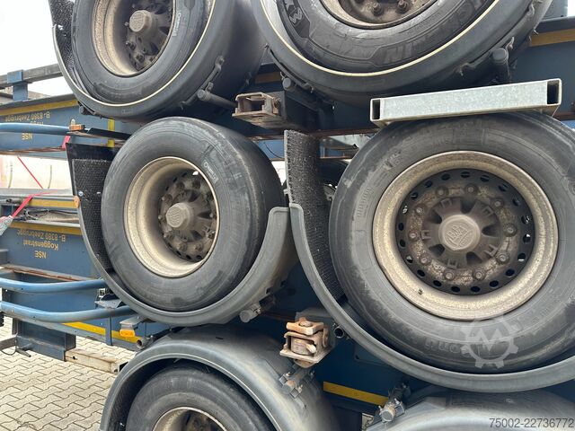Containertransport Krone stack of 3x 2013/2014 KRONE 40FT/45FT chassis /...